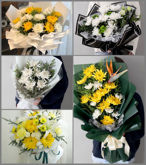 上海奉贤区青村镇申隆二村白事花束代送